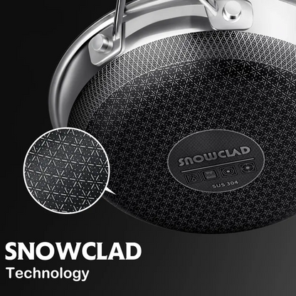 10-Piece Non-Stick Cookware Set, Hybrid Stainless Steel Pots & Pans, Induction Compatible, PFOA Free